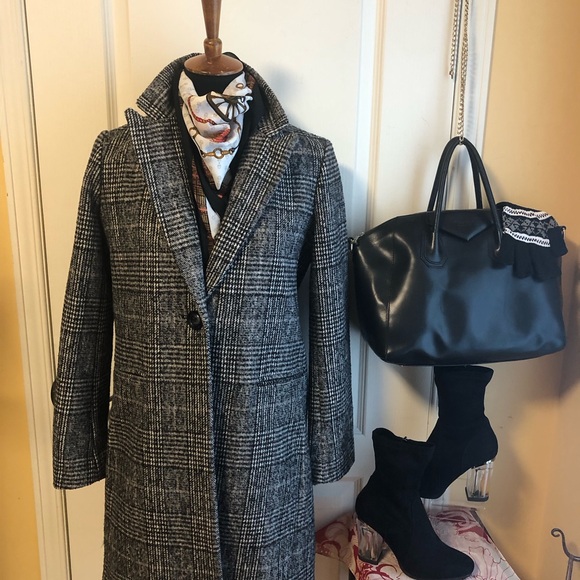 Joe Fresh Jackets & Blazers - Joe Fresh Plaid Trench style car pea Coat